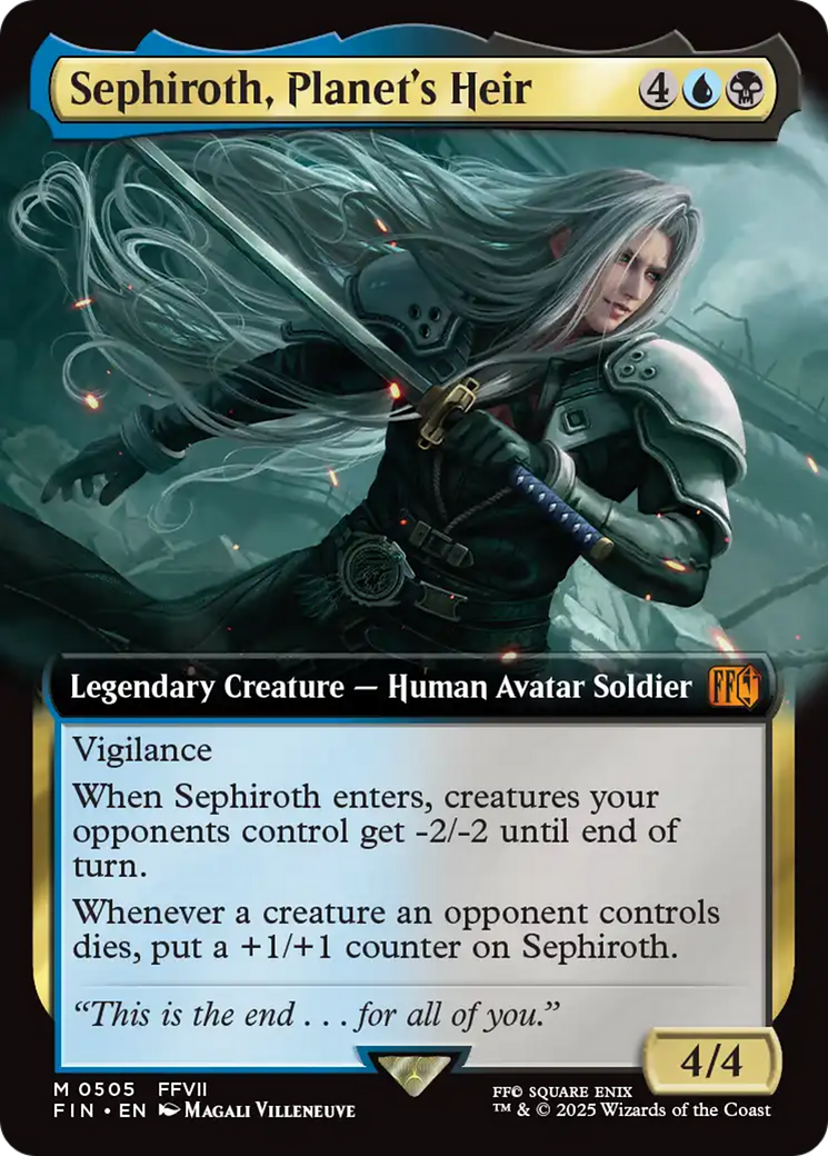 Sephiroth, Planet's Heir (Extended Art) [FINAL FANTASY] | Card Citadel