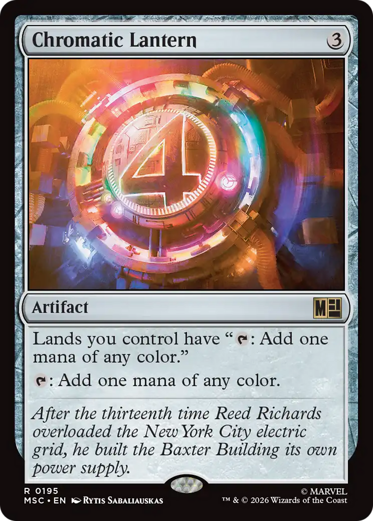 Chromatic Lantern (Surge Foil) [Marvel Super Heroes Commander] | Card Citadel