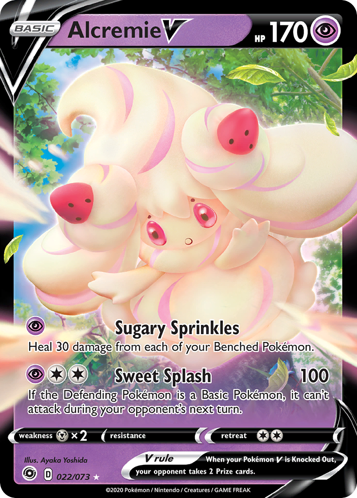 Alcremie V (022/073) [Sword & Shield: Champion's Path] | Card Citadel