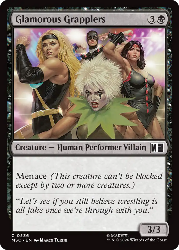 Glamorous Grapplers [Marvel Super Heroes Commander] | Card Citadel