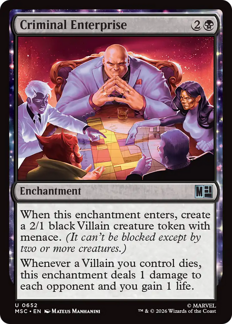 Criminal Enterprise [Marvel Super Heroes Commander] | Card Citadel