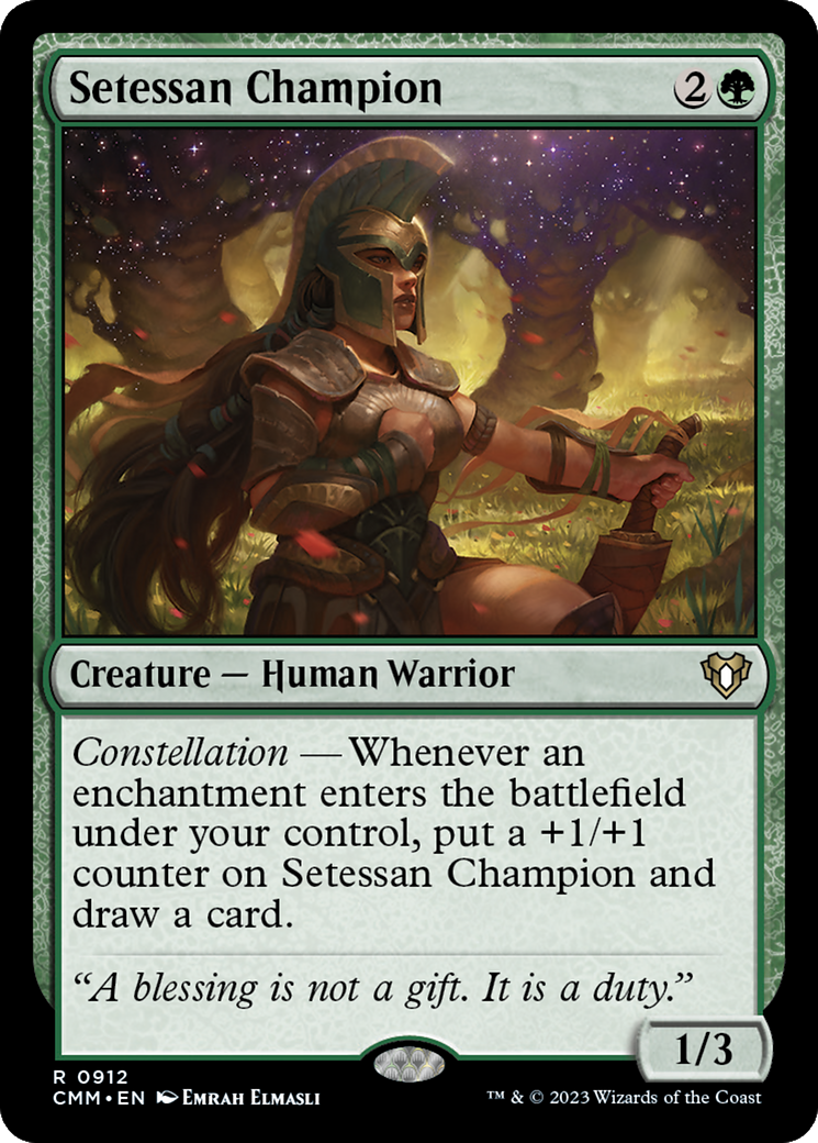 Setessan Champion [Commander Masters] | Card Citadel