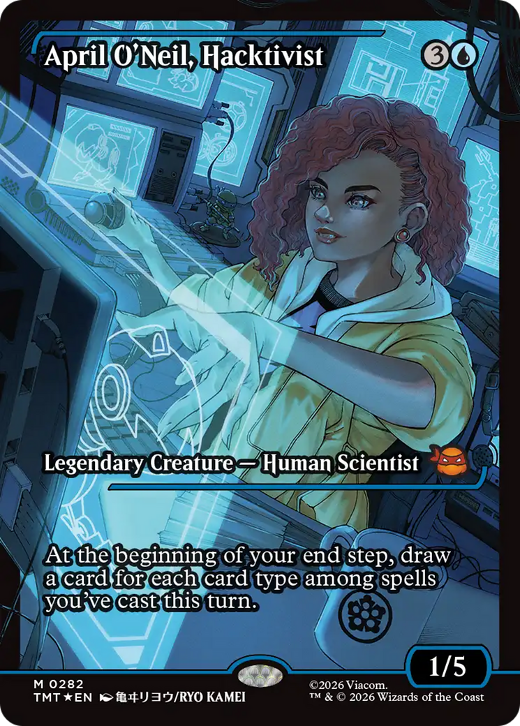 April O'Neil, Hacktivist (0282) (Showcase) [Teenage Mutant Ninja Turtles] | Card Citadel
