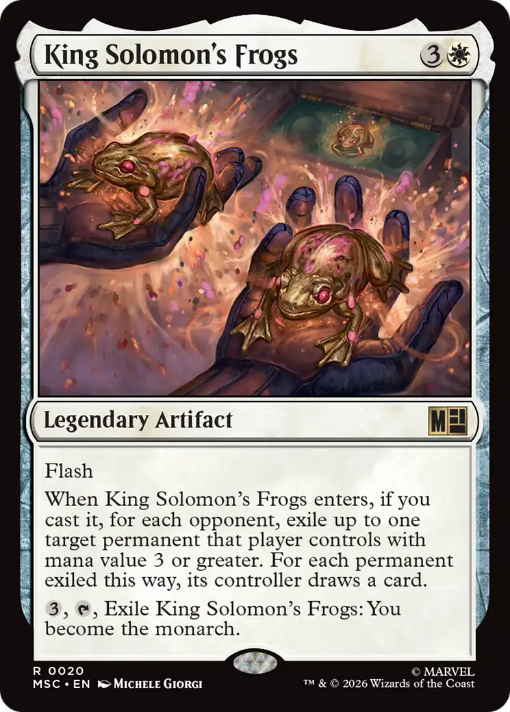 King Solomon's Frogs [Marvel Super Heroes Commander] | Card Citadel