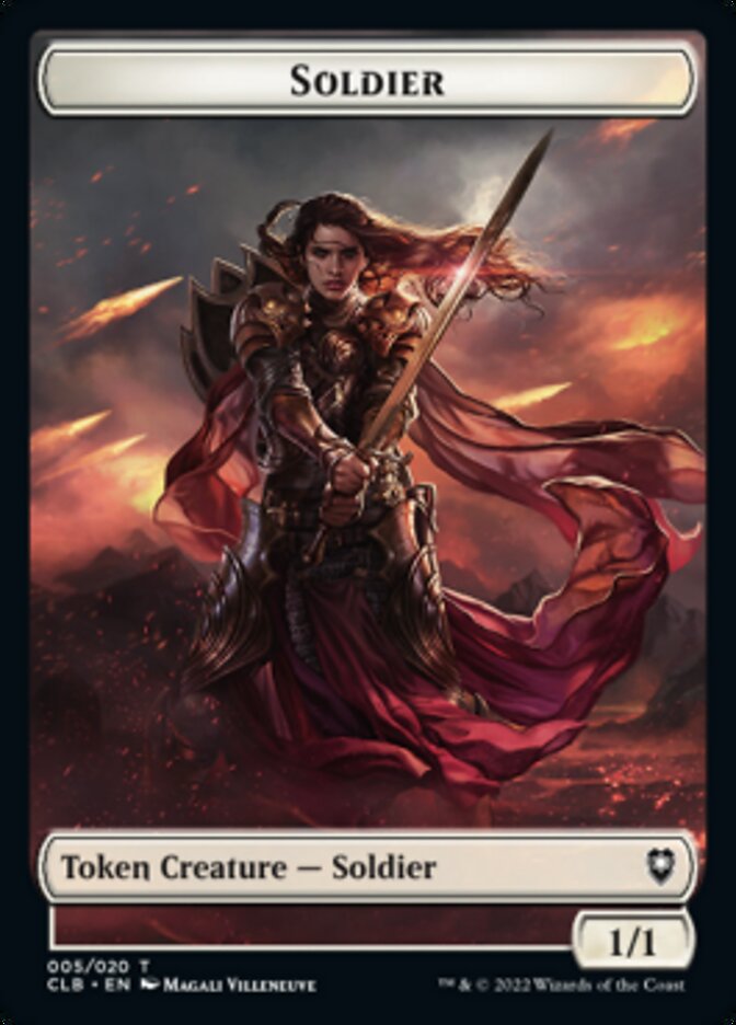 Soldier Token [Commander Legends: Battle for Baldur's Gate Tokens] | Card Citadel