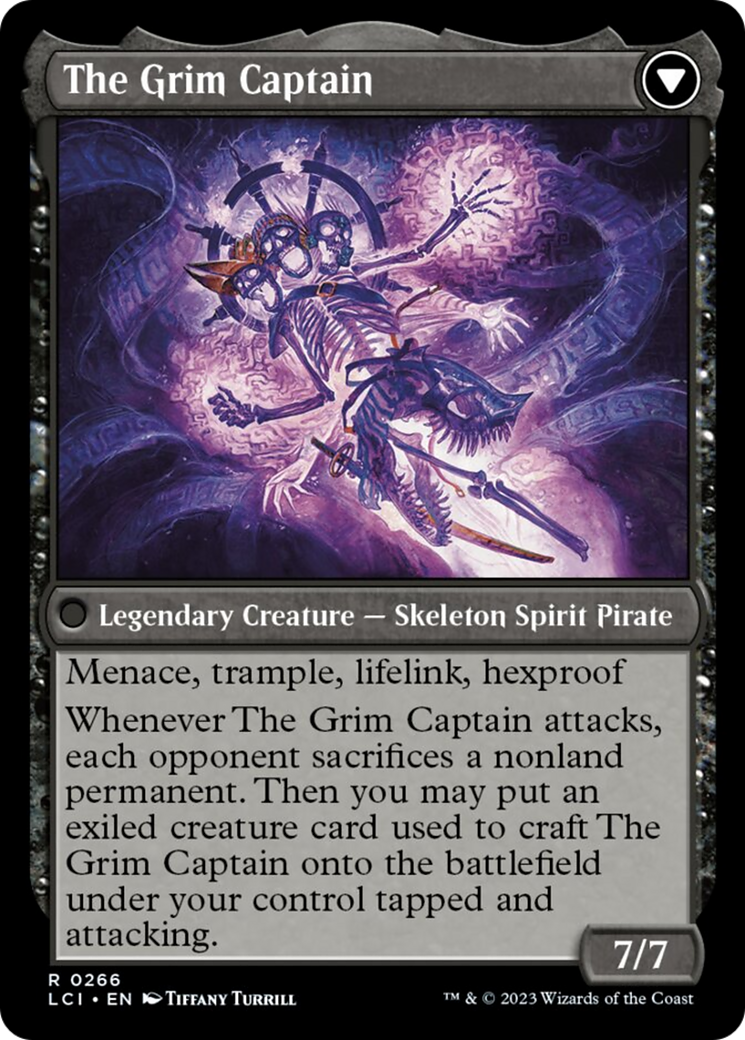 Throne of the Grim Captain // The Grim Captain [The Lost Caverns of Ixalan] | Card Citadel