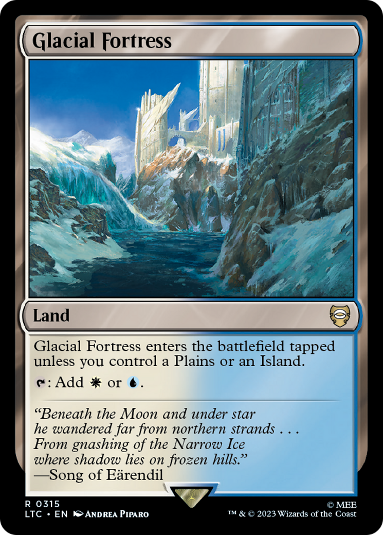 Glacial Fortress [The Lord of the Rings: Tales of Middle-Earth Commander] | Card Citadel