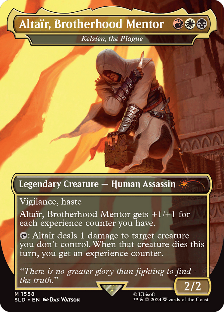 Altair, Brotherhood Mentor - Kelsien, the Plague (Rainbow Foil) [Secret Lair Drop Series] | Card Citadel