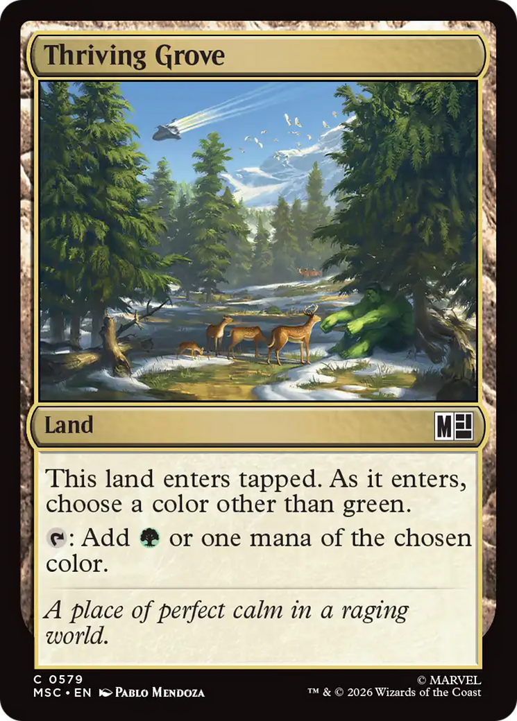 Thriving Grove [Marvel Super Heroes Commander] | Card Citadel