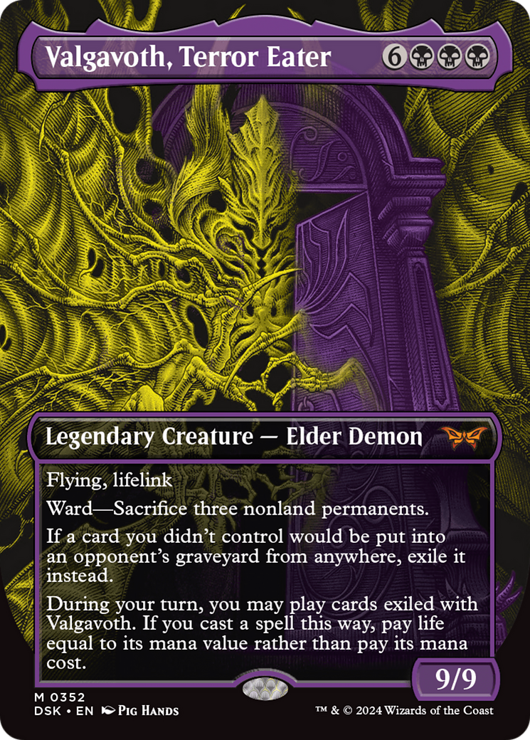 Valgavoth, Terror Eater (Showcase) [Duskmourn: House of Horror] | Card Citadel