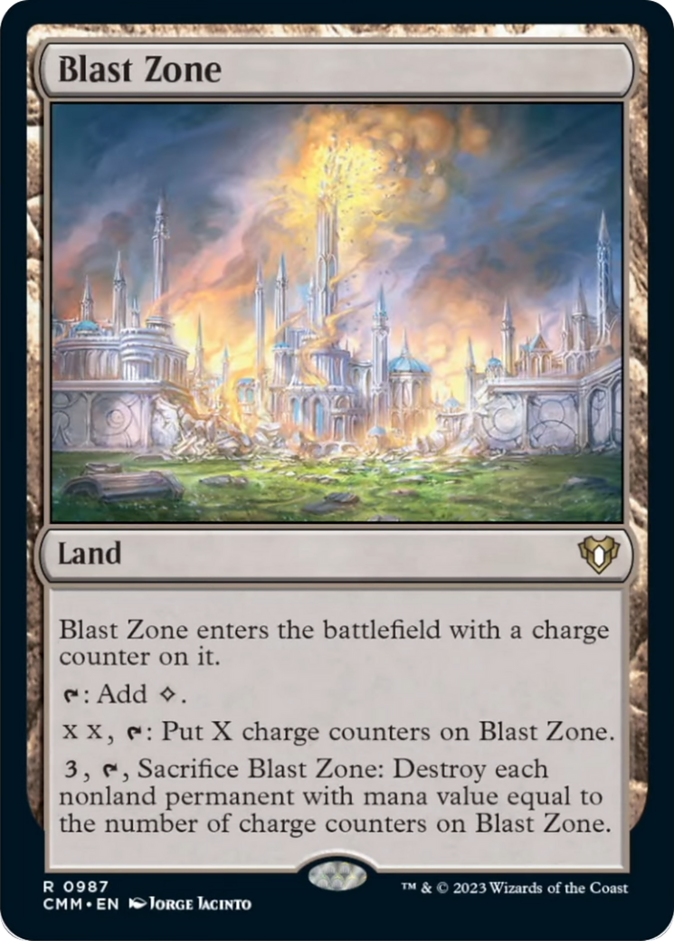 Blast Zone [Commander Masters] | Card Citadel