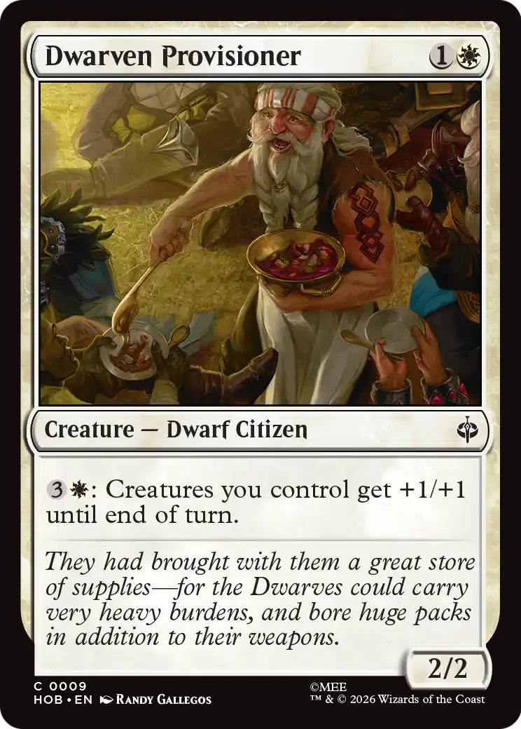 Dwarven Provisioner [The Hobbit] | Card Citadel