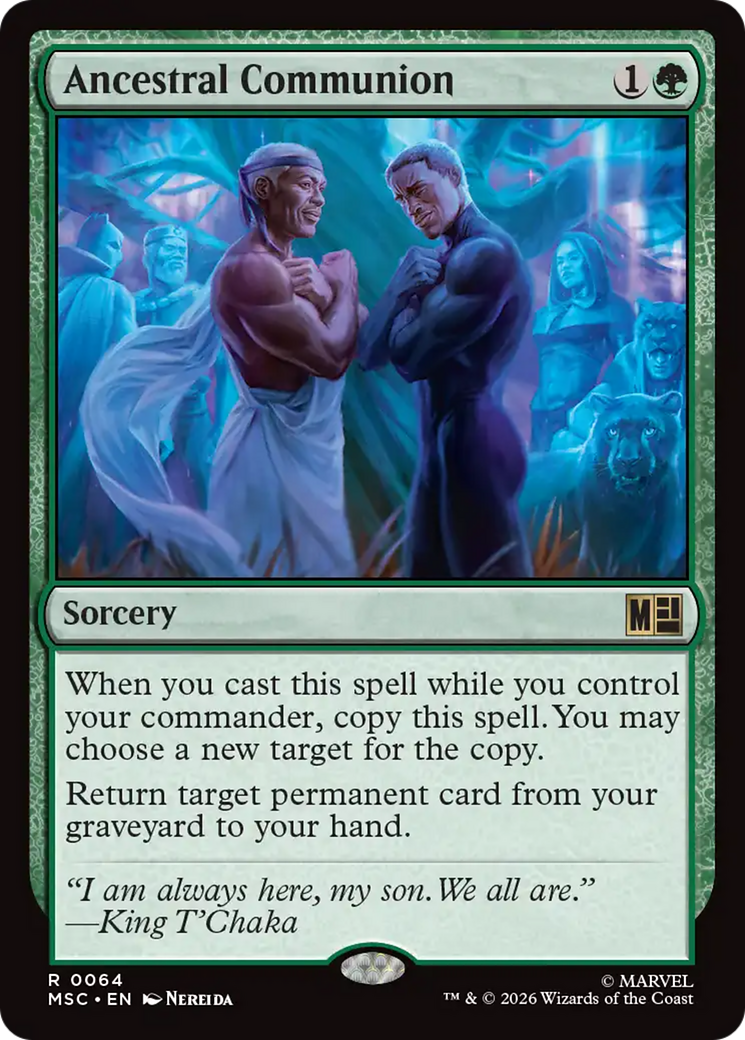 Ancestral Communion (Surge Foil) [Marvel Super Heroes Commander] | Card Citadel