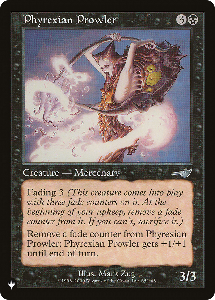 Phyrexian Prowler [The List] | Card Citadel