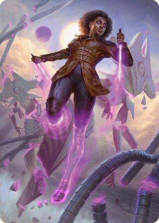 Kaya, Intangible Slayer Art Card [Phyrexia: All Will Be One Art Series] | Card Citadel