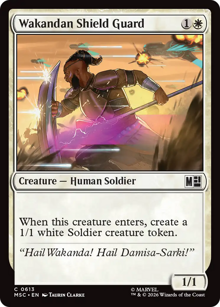 Wakandan Shield Guard [Marvel Super Heroes Commander] | Card Citadel