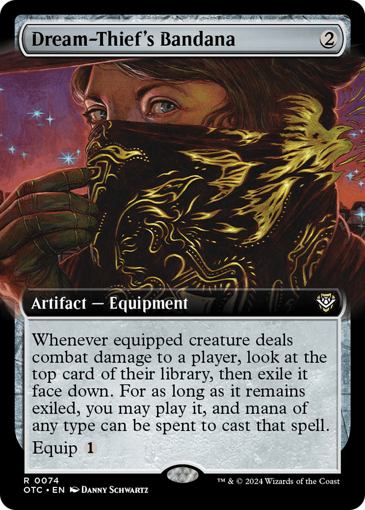 Dream-Thief's Bandana (Extended Art) [Outlaws of Thunder Junction Commander] | Card Citadel