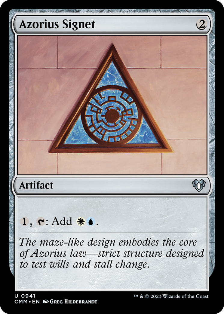 Azorius Signet [Commander Masters] | Card Citadel