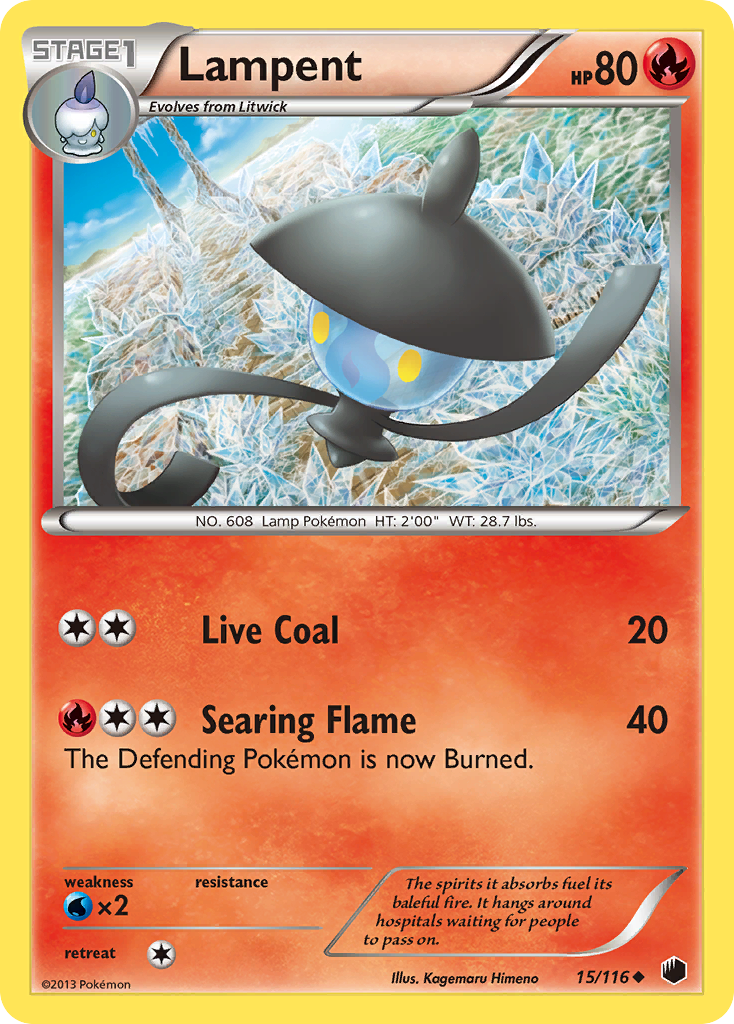 Lampent (15/116) [Black & White: Plasma Freeze] | Card Citadel