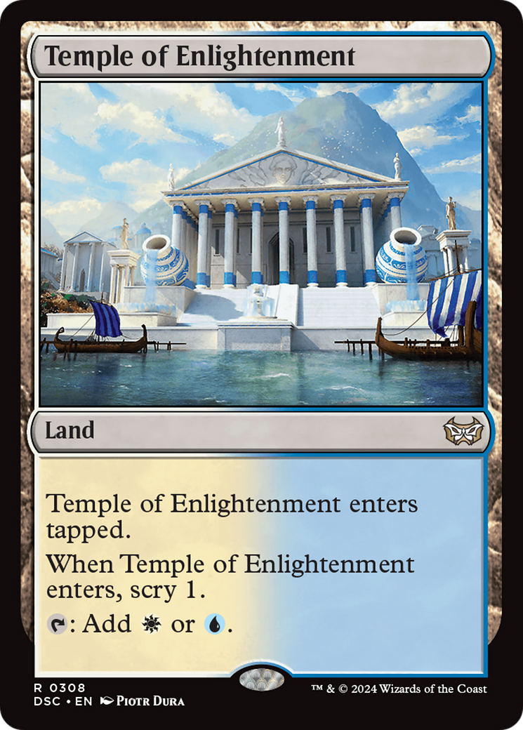 Temple of Enlightenment [Duskmourn: House of Horror Commander] | Card Citadel