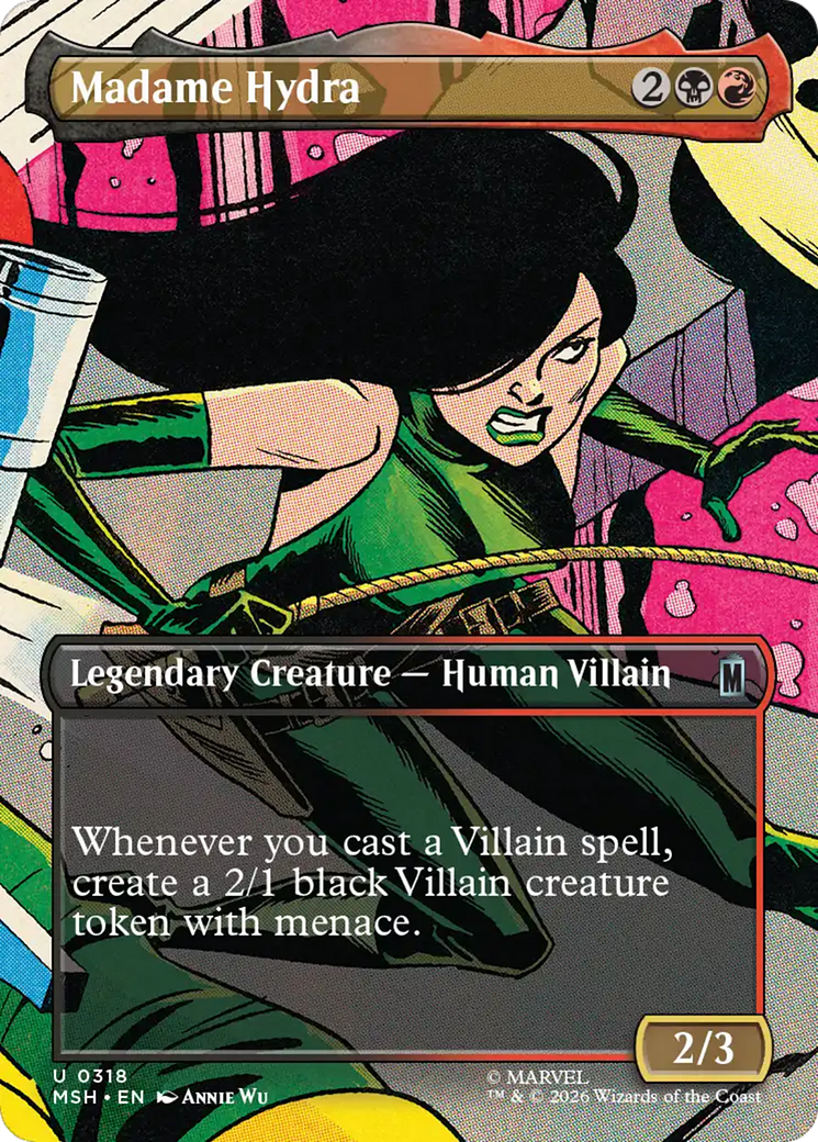Madame Hydra (Borderless) [Marvel Super Heroes] | Card Citadel