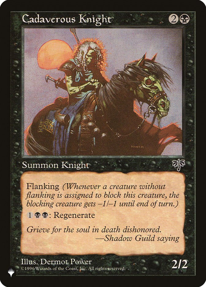Cadaverous Knight [The List] | Card Citadel