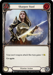 Sharpen Steel (Blue) [U-WTR143] (Welcome to Rathe Unlimited)  Unlimited Normal | Card Citadel