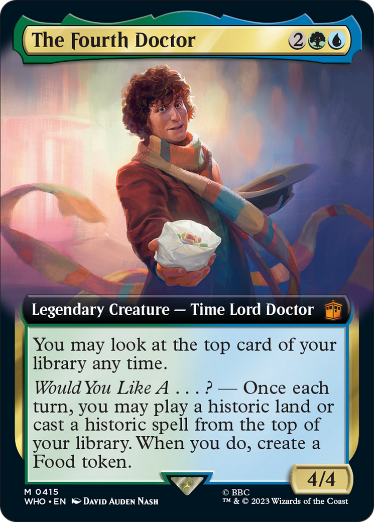 The Fourth Doctor (Extended Art) [Doctor Who] | Card Citadel