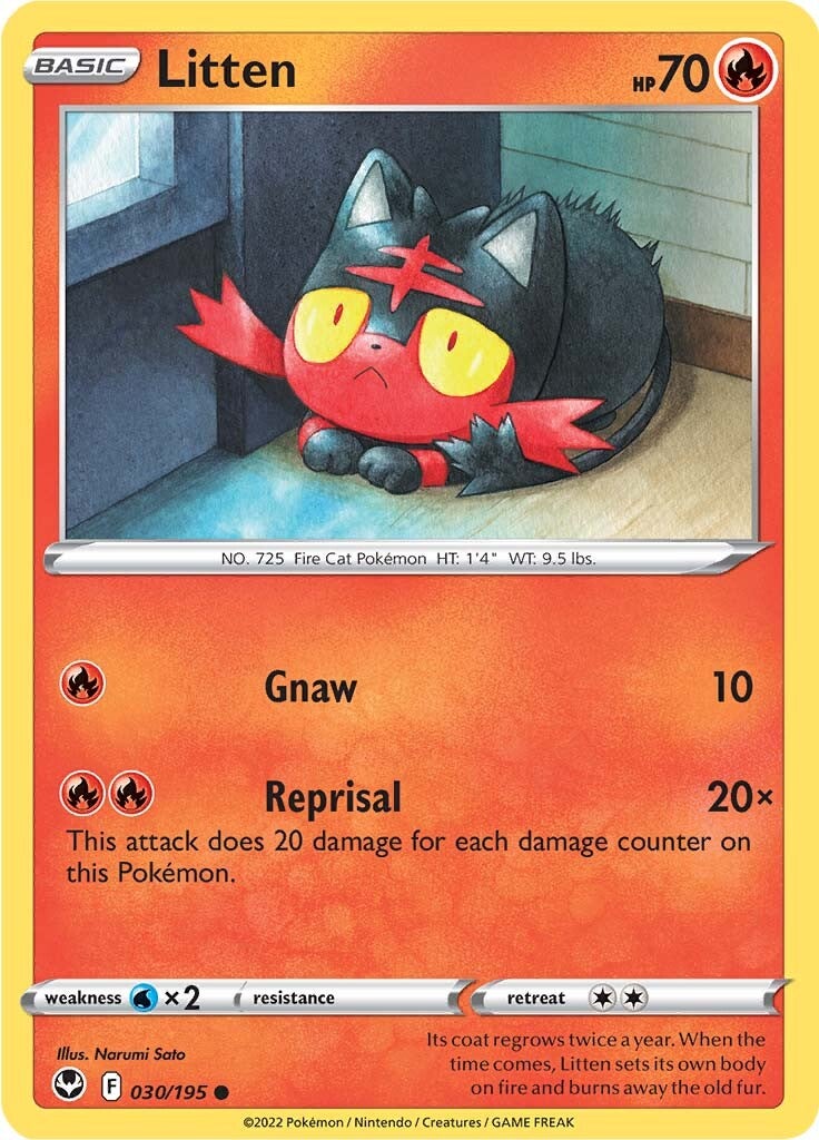 Litten (030/195) [Sword & Shield: Silver Tempest] | Card Citadel