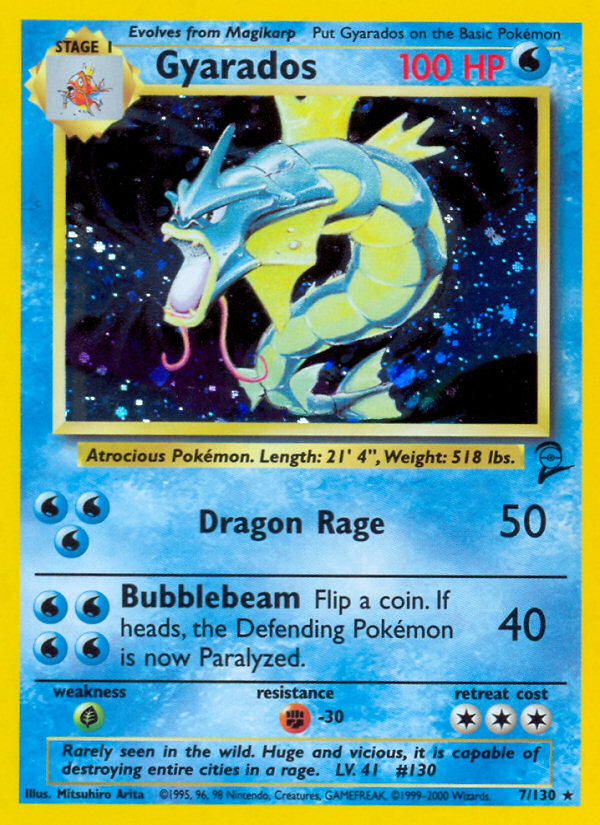Gyarados (7/130) [Base Set 2] | Card Citadel