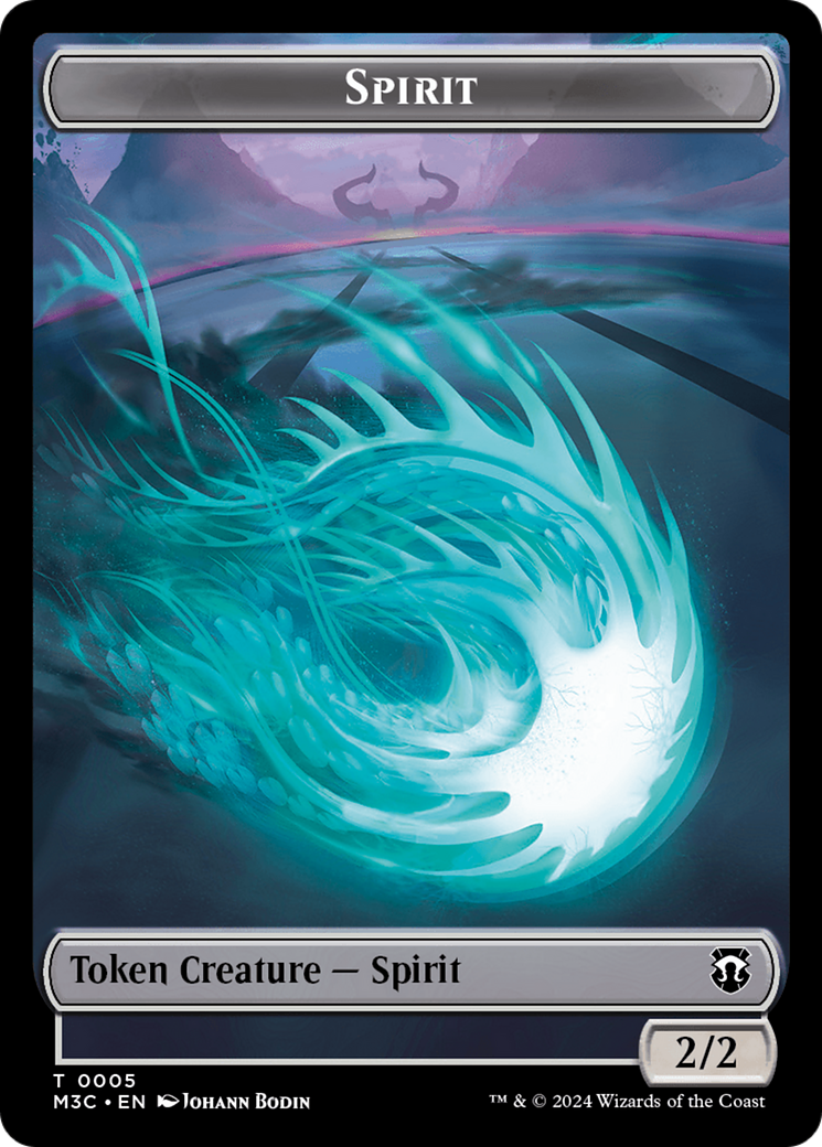Eldrazi (Ripple Foil) // Spirit Double-Sided Token [Modern Horizons 3 Commander Tokens] | Card Citadel