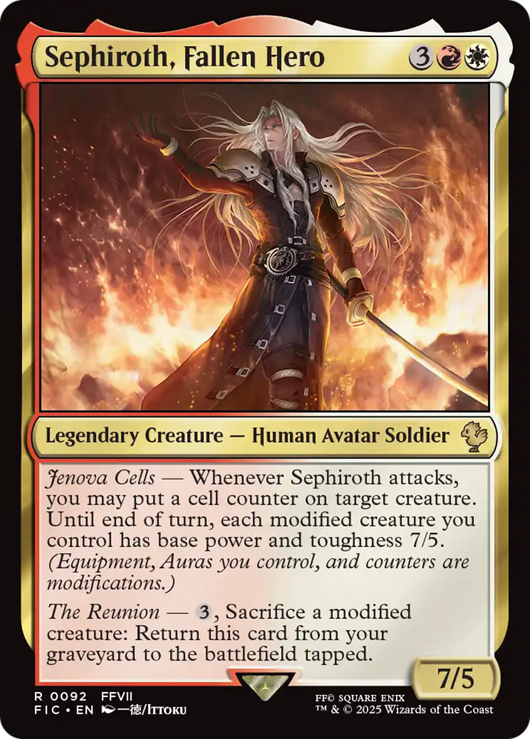 Sephiroth, Fallen Hero [FINAL FANTASY Commander] | Card Citadel