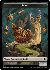 Snail // Thundertrap Trainer Double-Sided Token [Bloomburrow Tokens] | Card Citadel