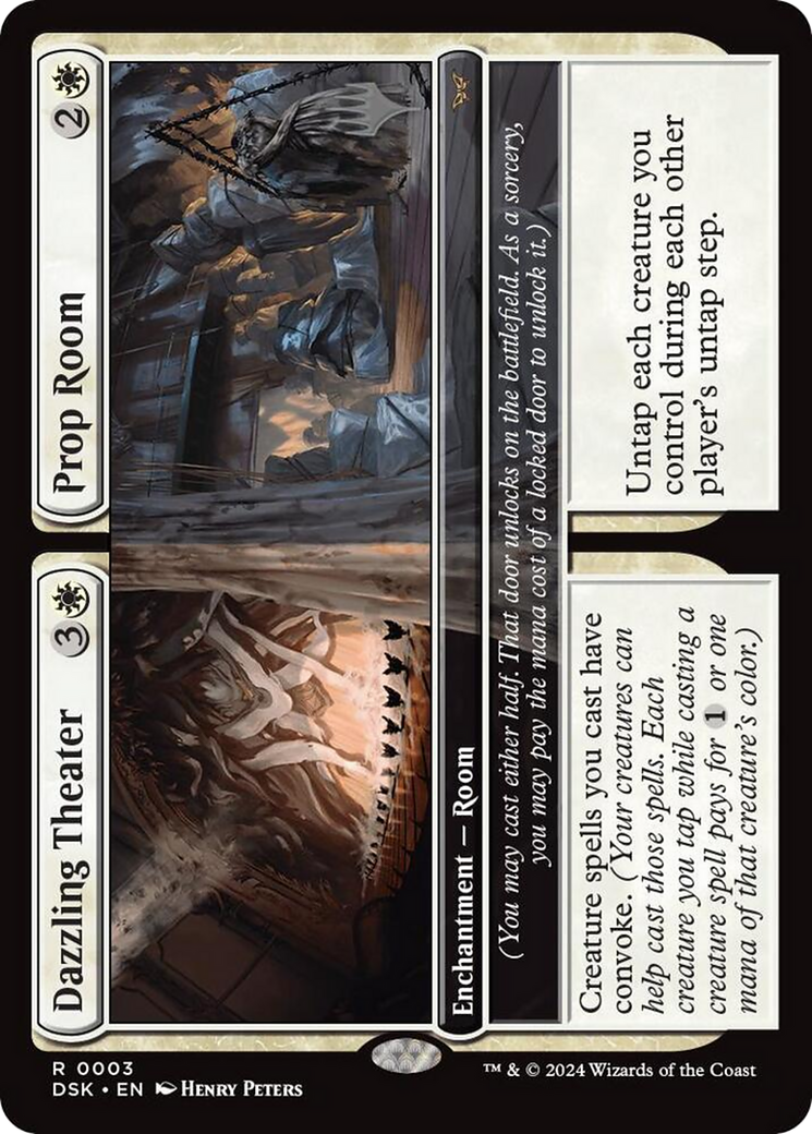 Dazzling Theater // Prop Room (Promo Pack) [Duskmourn: House of Horror Promos] | Card Citadel