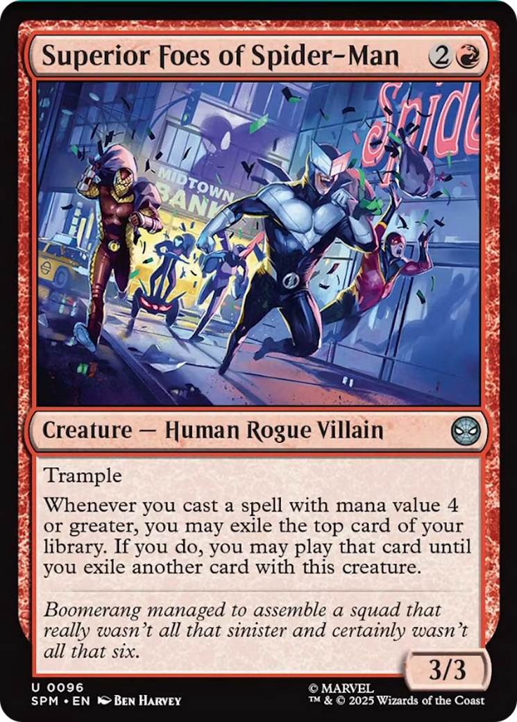 Superior Foes of Spider-Man [Marvel's Spider-Man] | Card Citadel