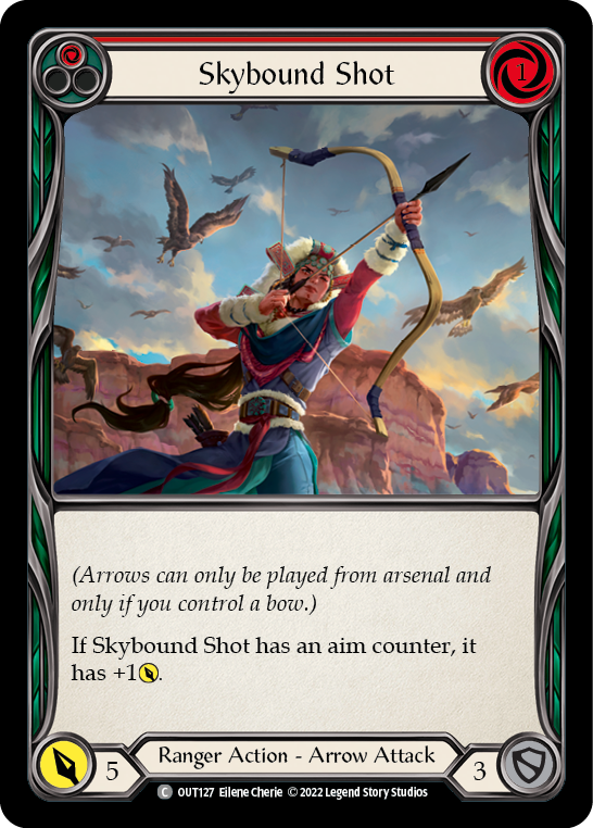 Skybound Shot (Red) [OUT127] (Outsiders) | Card Citadel