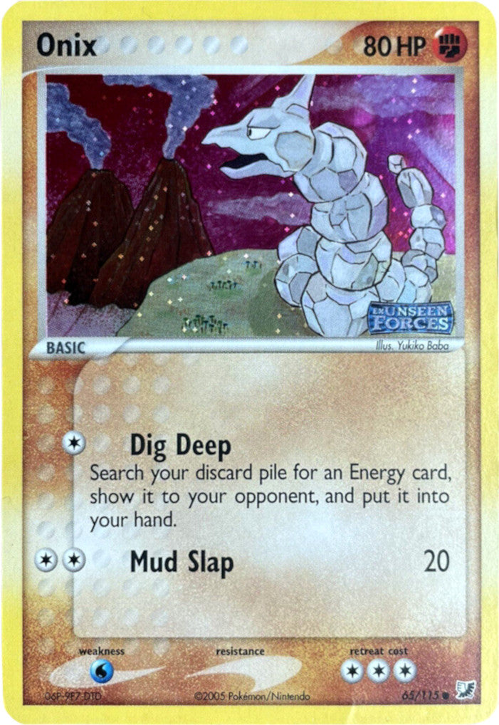 Onix (65/115) (Stamped) [EX: Unseen Forces] | Card Citadel