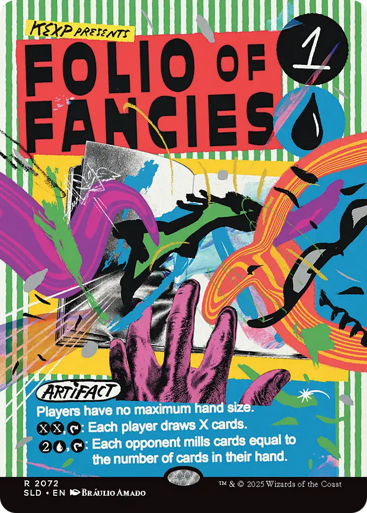 Folio of Fancies (Rainbow Foil) [Secret Lair Drop Series] | Card Citadel