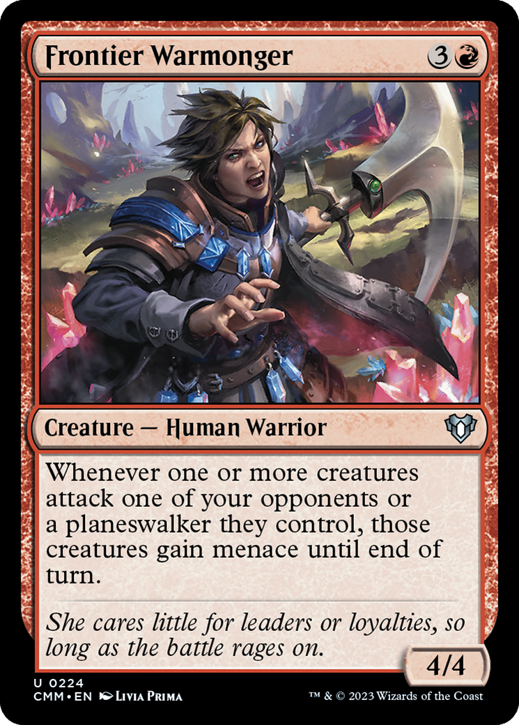 Frontier Warmonger [Commander Masters] | Card Citadel