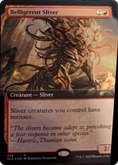 Belligerent Sliver (Extended Art) [Secret Lair Drop Series] | Card Citadel