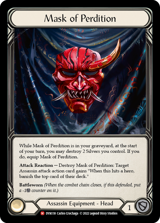 Mask of Perdition [DYN118] (Dynasty)  Cold Foil | Card Citadel