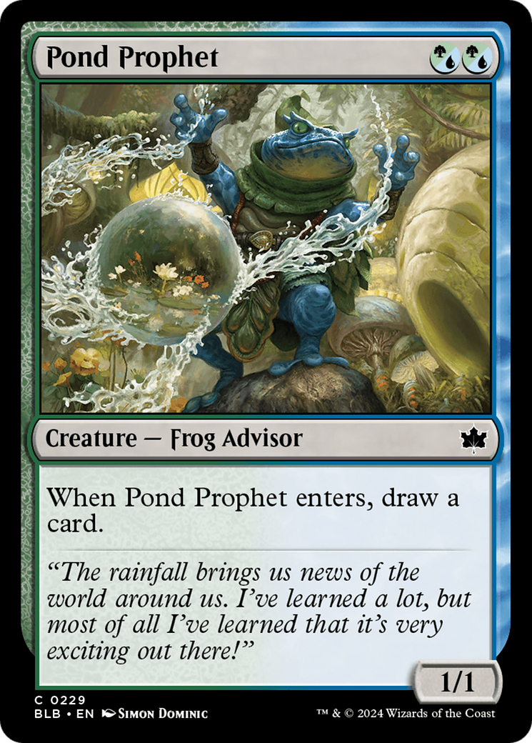 Pond Prophet [Bloomburrow] | Card Citadel