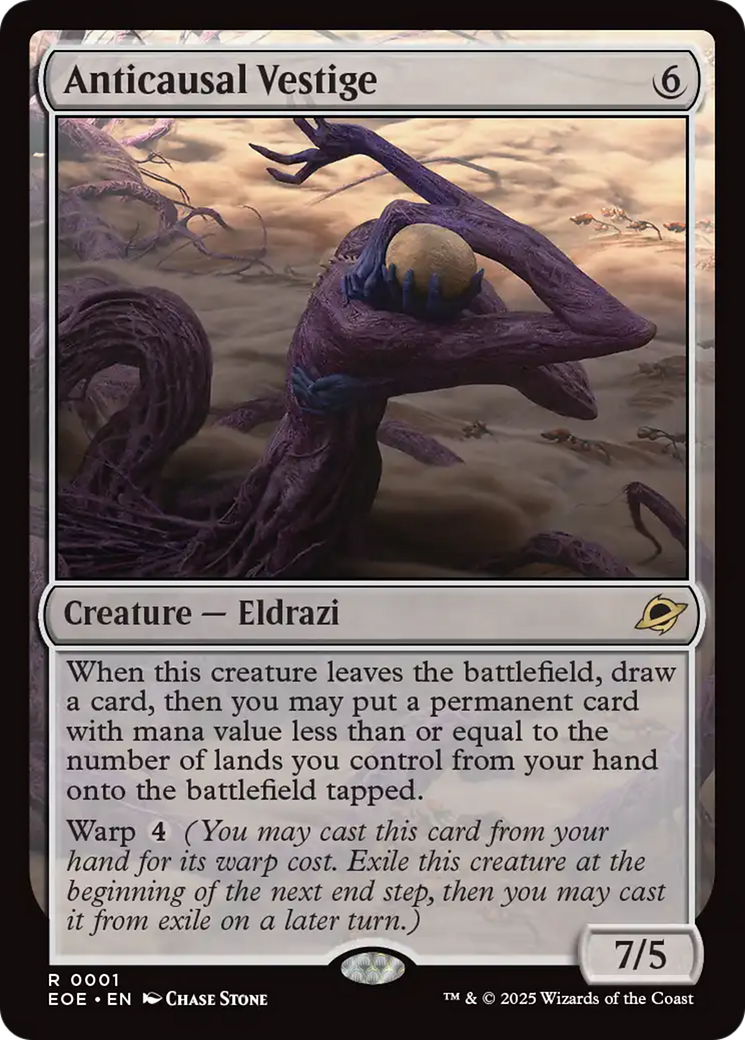 Anticausal Vestige [Edge of Eternities] | Card Citadel