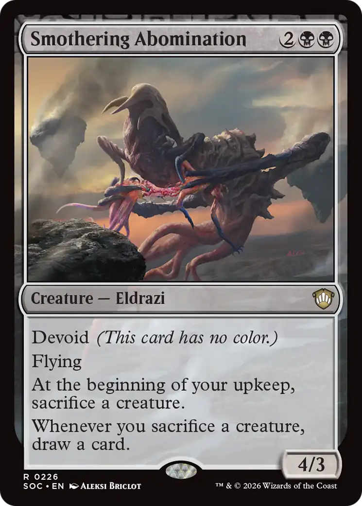 Smothering Abomination [Secrets of Strixhaven Commander] | Card Citadel