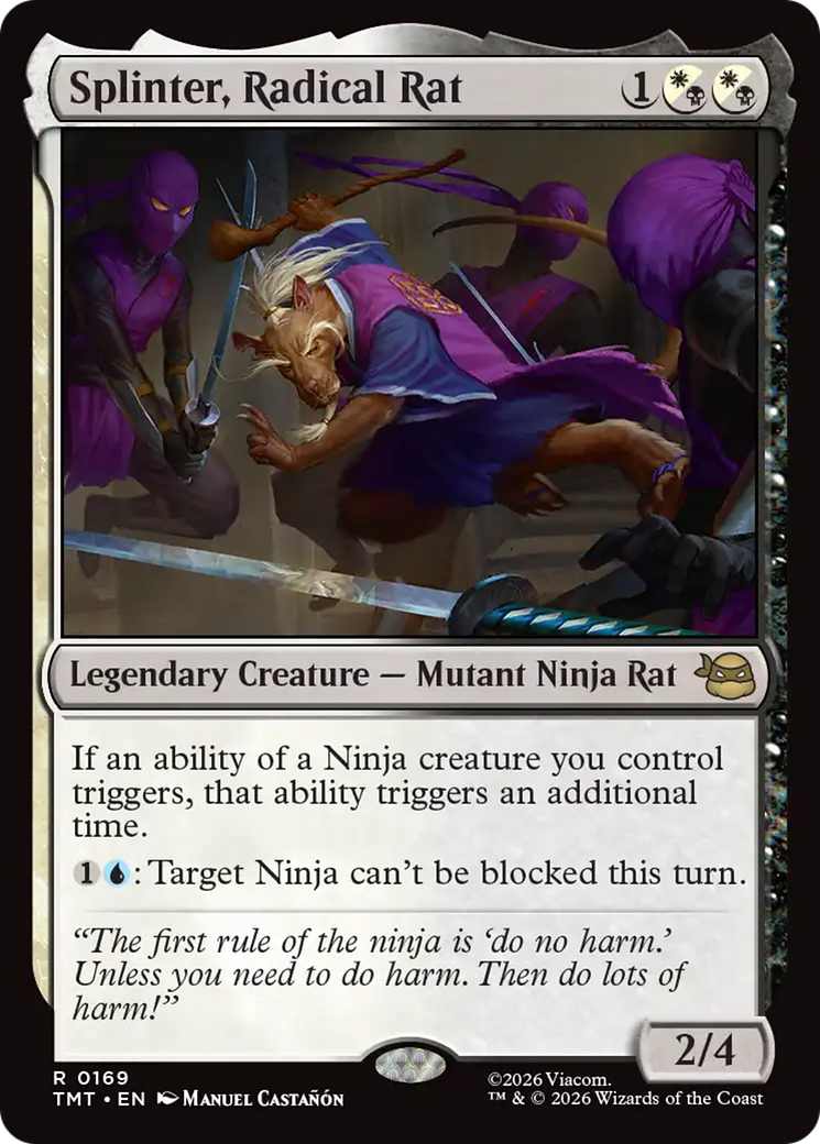 Splinter, Radical Rat [Teenage Mutant Ninja Turtles] | Card Citadel
