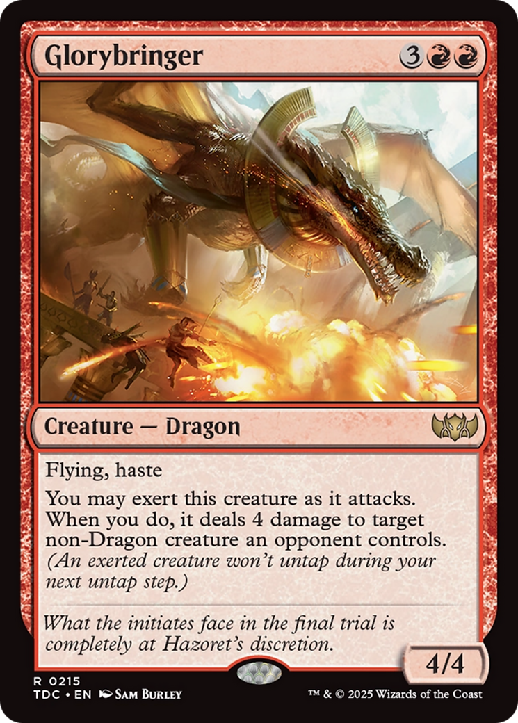 Glorybringer [Tarkir: Dragonstorm Commander] | Card Citadel