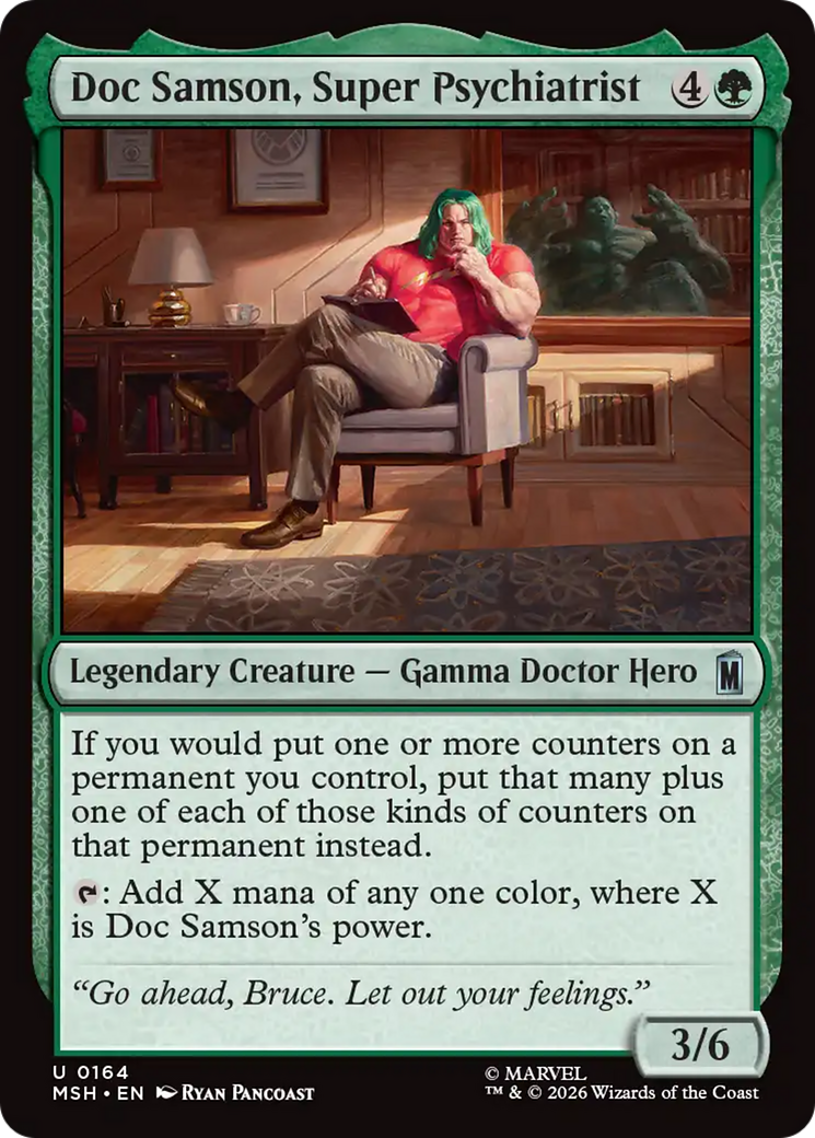 Doc Samson, Super Psychiatrist [Marvel Super Heroes] | Card Citadel