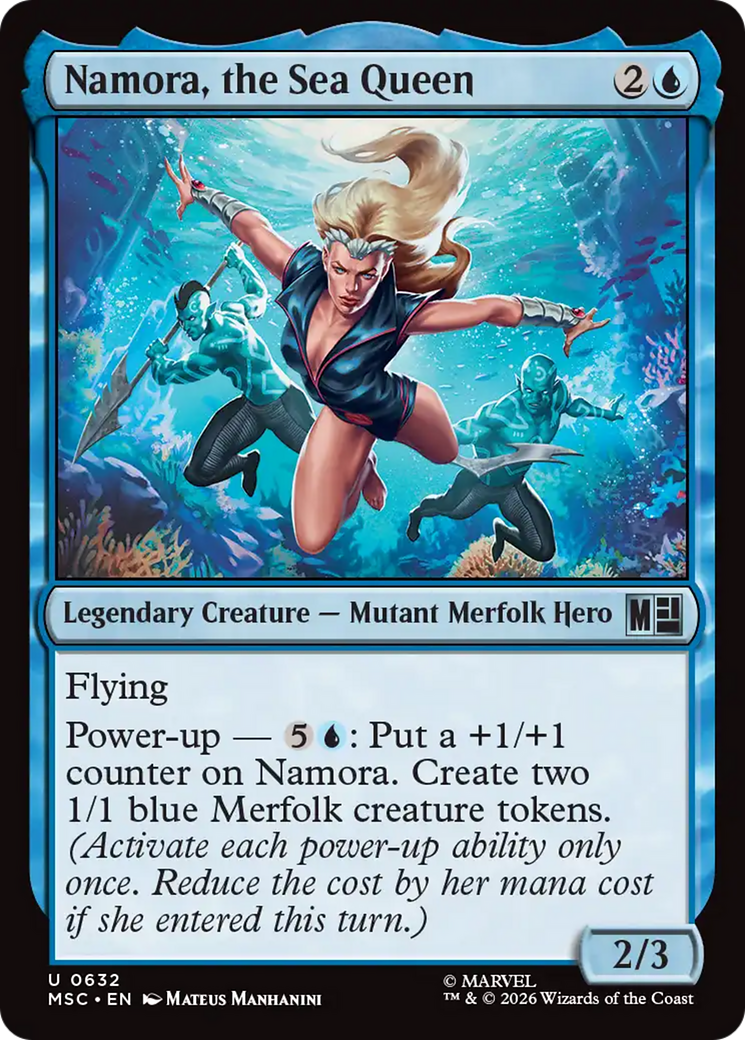 Namora, the Sea Queen [Marvel Super Heroes Commander] | Card Citadel