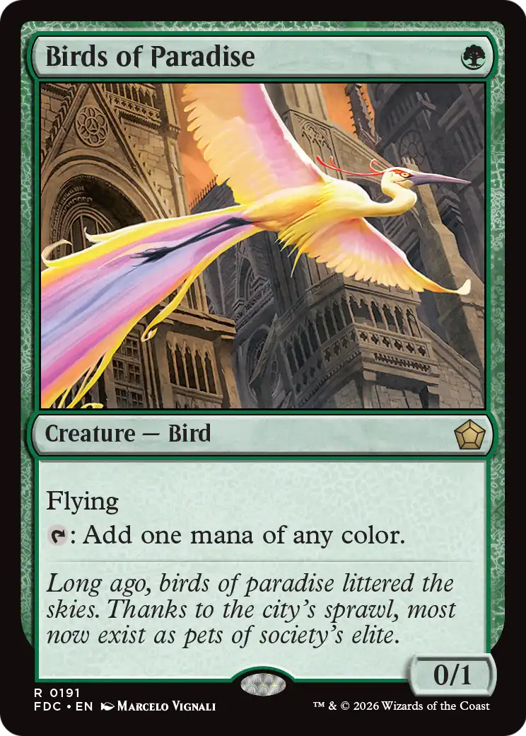Birds of Paradise [Foundations Commander] | Card Citadel