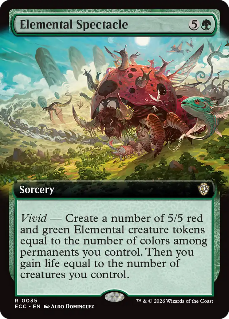 Elemental Spectacle (Extended Art) [Lorwyn Eclipsed Commander] | Card Citadel
